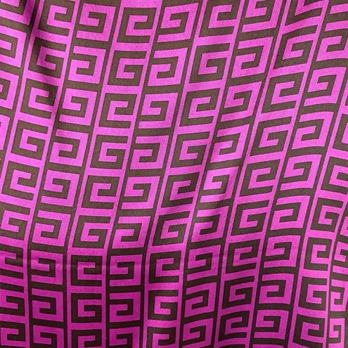 Givenchy Purple Brown Monogram Silk Scarf Shawl Large