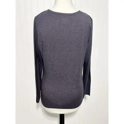 32 Degrees Heat 32 Degree Heat Women's Scoop Neck Long Sleeve Pullover Tee Gray Size XL Set of 2