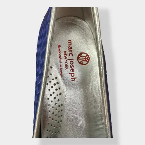 Marc Joseph New York Leather Columbus Flats in Blue size 7.5