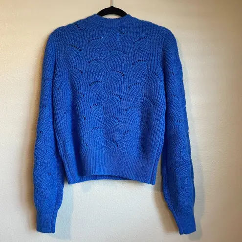 Rolla's Women's Blue Laura Alpaca Blend Sweater Size Small Fall Winter Chic