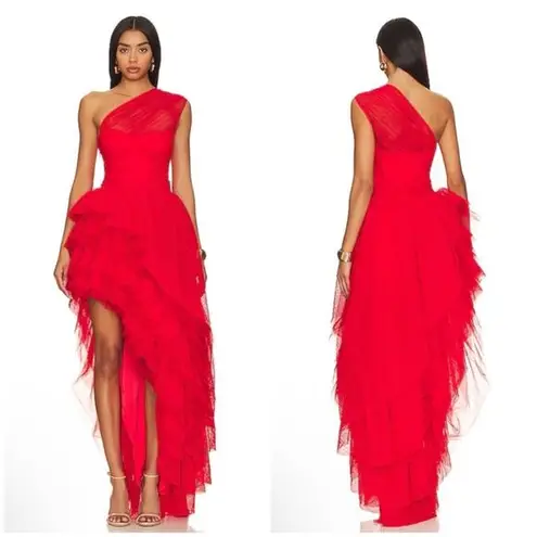 Majorelle Soriya Gown in Royal Red