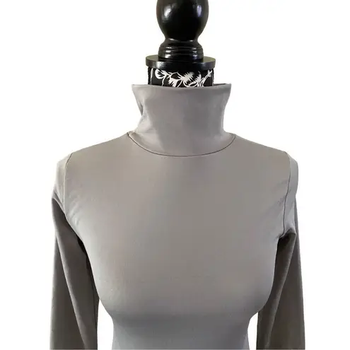 Nwt Haola Turtleneck Dress Open Back Formal Workwear Cocktail Career Professional Gray Size M