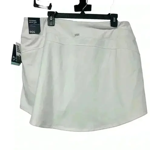 DSG PERFORMANCE SKORT PURE WHITE WOMENS SIZE XXL PICKLEBALL GOLF TENNIS FLAWED