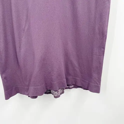 Sweaty Betty  Double Time Seamlesss Tank Size M Purple Racerback Scoop Neck