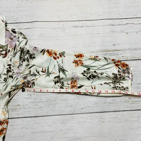 Drew Floral Print Cropped Blouse