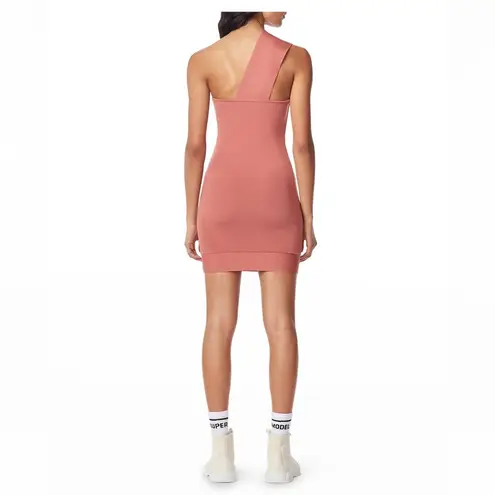 Herve Leger HERVÉ by Hervé Léger Asymmetric Ribbed Bandage Mini Dress
