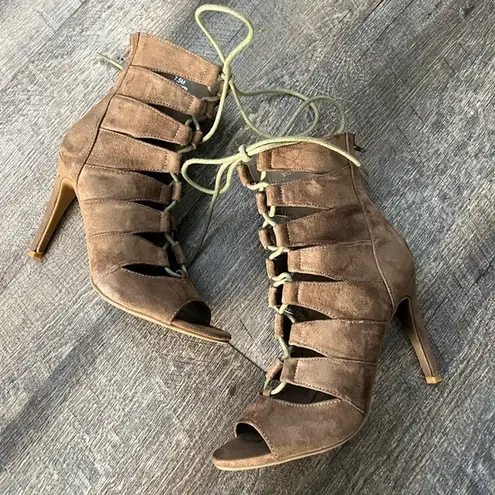 Coconuts by Matisse Suede Lace-up Stiletto Boots