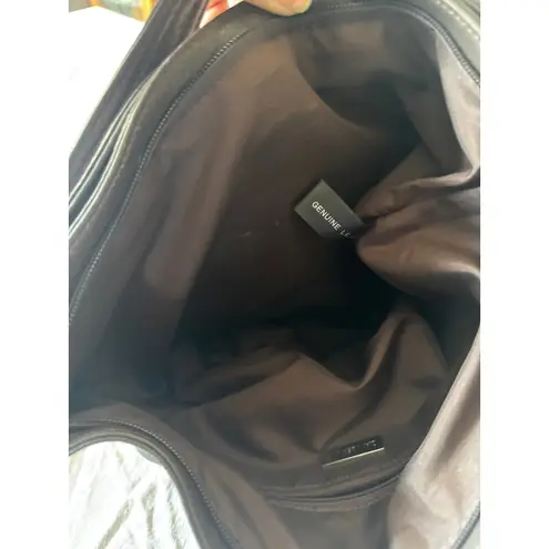 Giani Bernini Genuine Leather Crossbody Shoulder Bag Brown