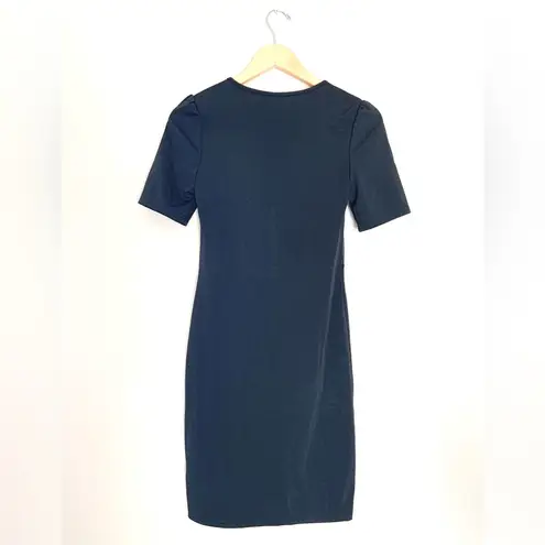 Yandy Elegant Black Mesh Panel Dress