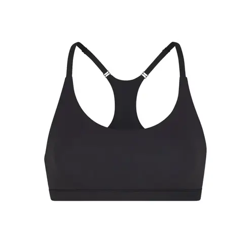 SKIMS Fits Everybody Racerback Bralette Onyx Size Small