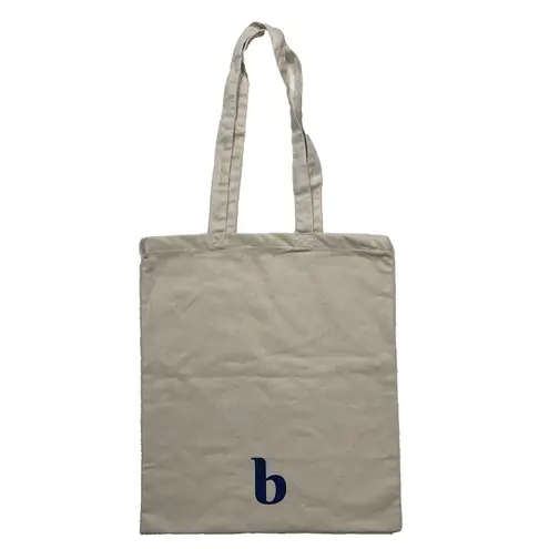 Brooklinen Canvas Logo Tote NWOT Blue