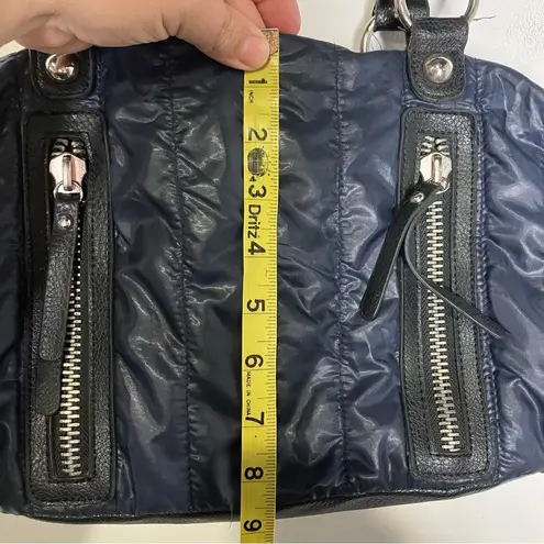 LP/LP quilted puffer purse navy blue 14” x 8.5” x 4” Black