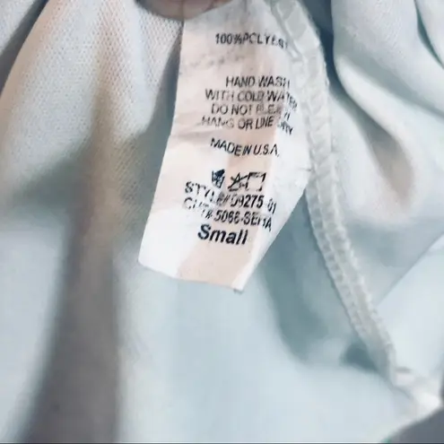 Peach Love California Green and pink Palm leaf boutique dress size small