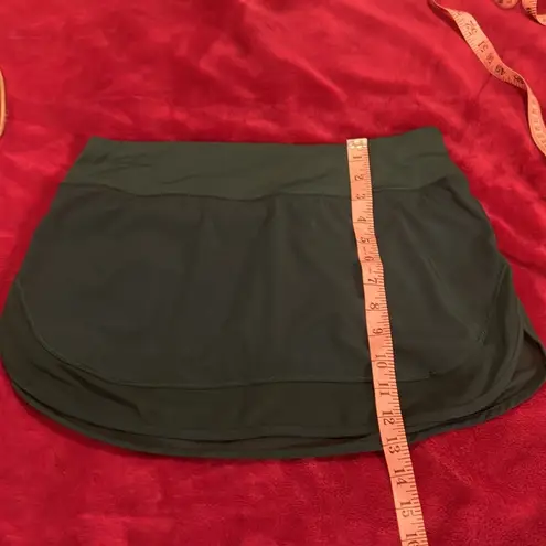 Lululemon  Hotty Hot Skirt Deep Green Size 6