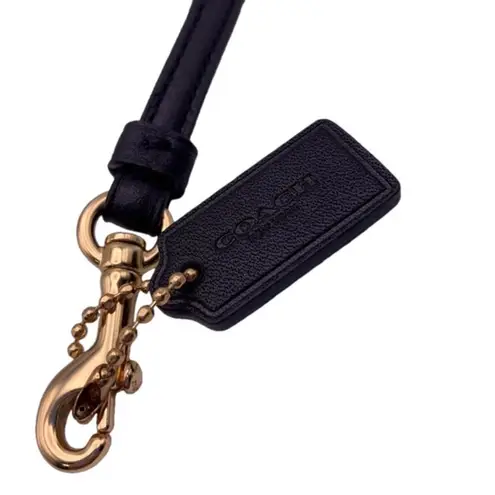 Coach  Black Gold Replacement Wristlet Strap and Hangtag