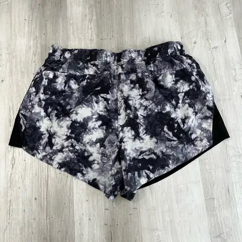 Athletic Works  Black White Marbled High Rise Athletic Plus Size Shorts XL 16-18