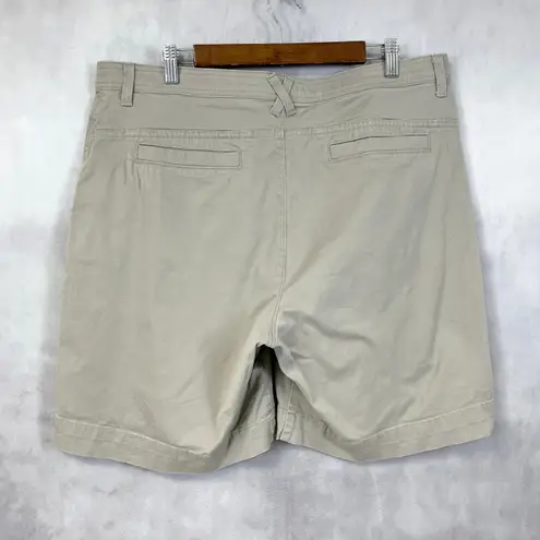 Riders By Lee Riders By Lee Womens Khaki Shorts 16W Stretch Utility Y2K Classic Core Walking