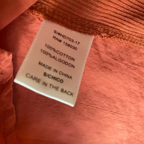 Love Tree  z S coral button down 100%‎ cotton shirt