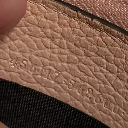 Gucci Authentic GG  Marmont Long Zippy Wallet Light Pink Color With COA