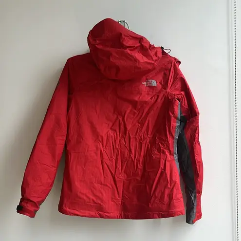 The North Face  Womens Red Rain Snow Jacket Parka Waterproof Summit Series