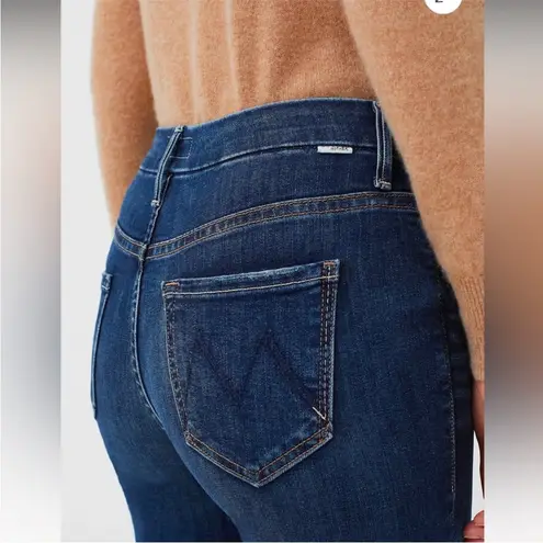MOTHER Denim Mother High Waisted Looker In Teaming Up Wash Skinny Ankle Jeans, 25