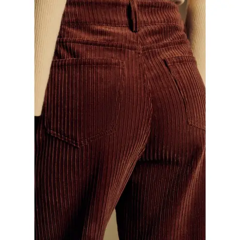 Sézane NWT Sezane New 70s Trouser in Dark Brown Wide Wale Corduroy Pants 36 / 4