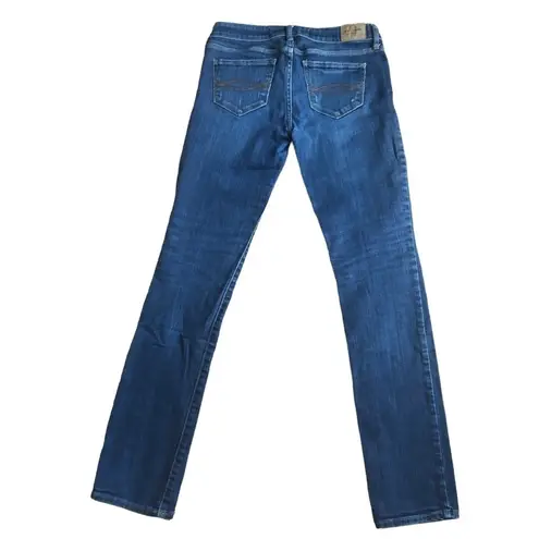 Abercrombie & Fitch  Distressed Slim Straight Jean Blue Size 27X31 Casual