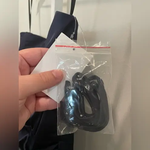 After Six Strapless Topstitched Corset Satin Maxi Dress Size 12 Blue