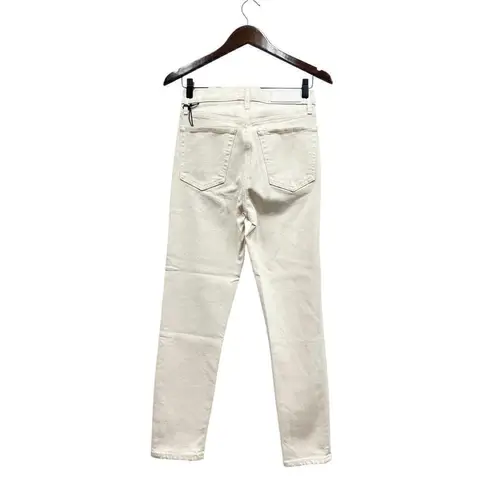RE/DONE Orginals 90s High Rise Ankle Crop in Vintage White size 27 NWOT