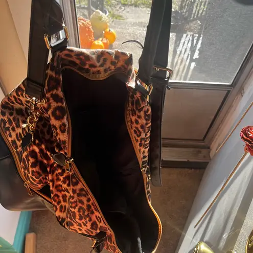 Leopard Print Women's Bag Brown