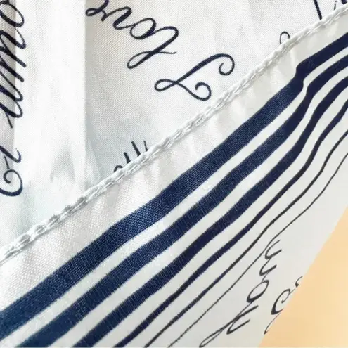 Vintage I Love You Square Scarf French Spanish German English Valentine’s Day Blue