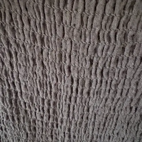 Oliver Logan Benton Romper Gauze Organic Cotton Smocked Jumpsuit. Size Large.