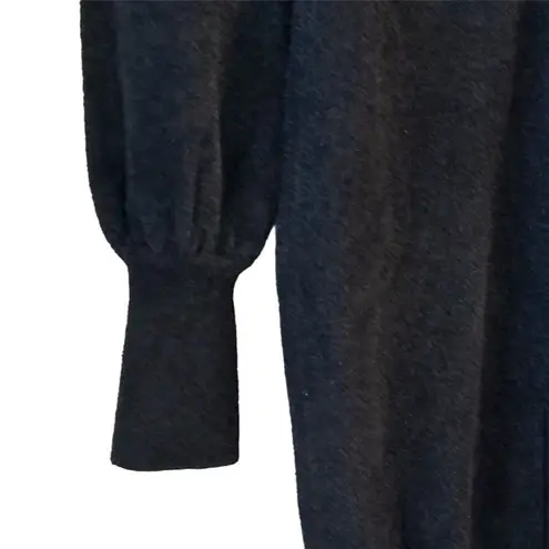 Exlura Women's Black Sweater Dress M Long Sleeve Bodycon High Neck