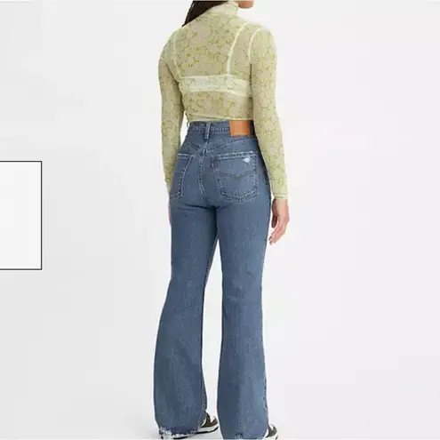 Levi's  Premium 70'S HIGH RISE FLARE WOMEN'S JEANS 25x32 Somona Step Dark Wash