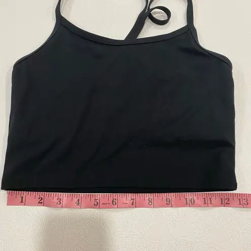 Everyday Yoga Black Strappy Sports Bra/Crop Tank – Medium Activewear Top