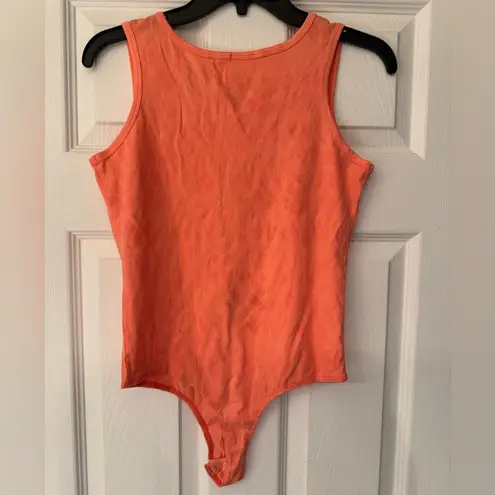 Affliction MARGO WINGS BODYSUIT Orange Pink Women’s Bodysuit Size Medium