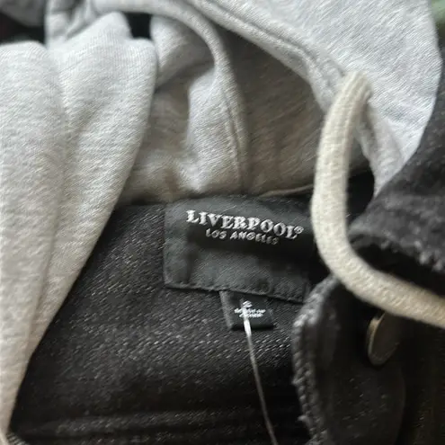 Liverpool NWT Hybrid French Terry Trucker Jacket Small