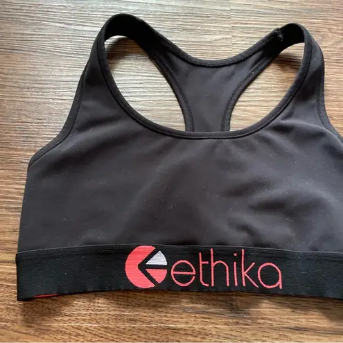 Ethika  Subzero Performance Sports Bra Black Sz Small