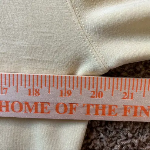 Magaschoni quarter zip pullover yellow top modal blend small