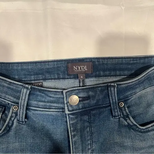 NYDJ Women’s Jeans Wide Leg Jeans Medium Wash Size 6 Denim