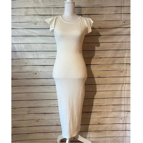 Rachel Pally Rib White Allegra Sheath Dress Size Small