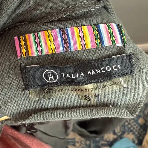 Talia Hancock Jacket Women S Gray Pima Cotton Long Sleeve Full Zip Slouchy Lagen