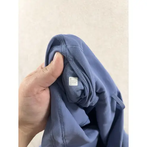 Lululemon Wunder Train High Rise Crop 23" Size 8 Blue Athletic Yoga Pilates Gym