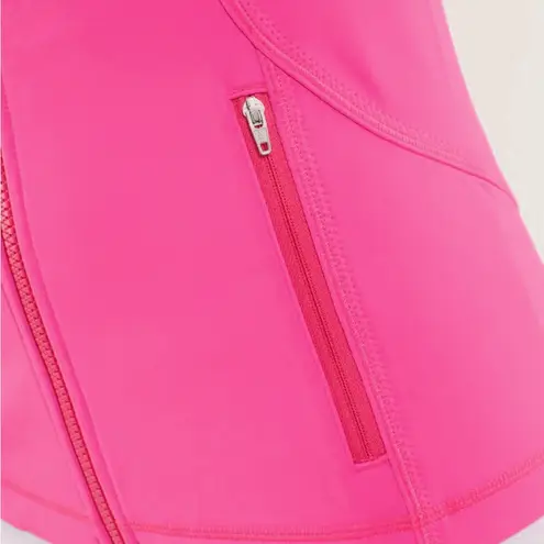 Lululemon  • Forme Jacket Pinkelicious Luon hot pink zip front running workout