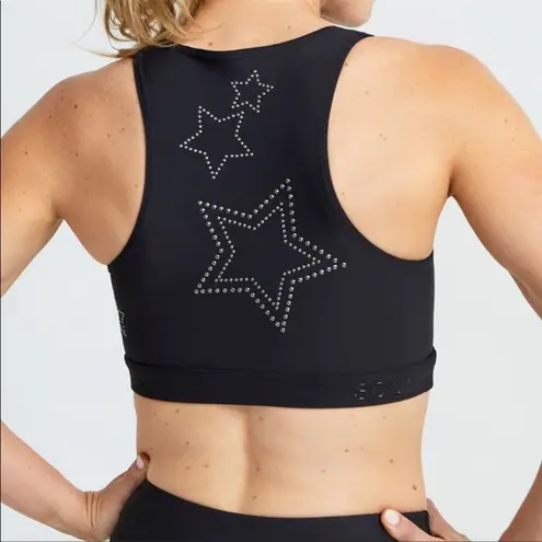 SoulCycle  High Neck Star Sports Bra. Size small