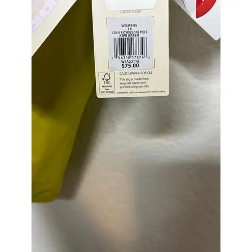 Calia Womens Keyhole Kiwi Green One
Piece Tummy Control Swimsuit Size 16 NWT