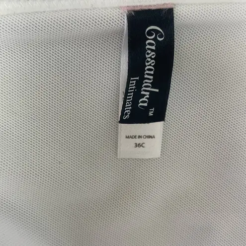 Cassandra White Strapless Longline Bra 36C Size undefined