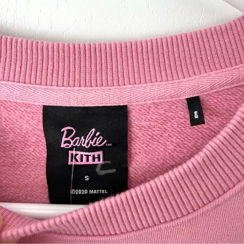 Kith BARBIE x  Crissy Crew 60th Anniversary Barbiecore Sweatshirt in Pink Sz S