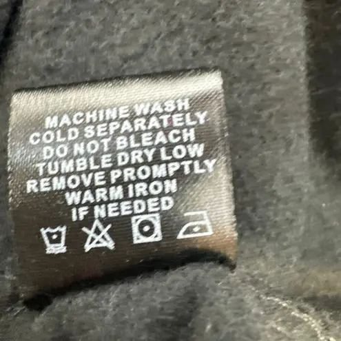 NFL Team Apparel Tampa Bay Buccaneers Black Lightweight Hoodie women sz L