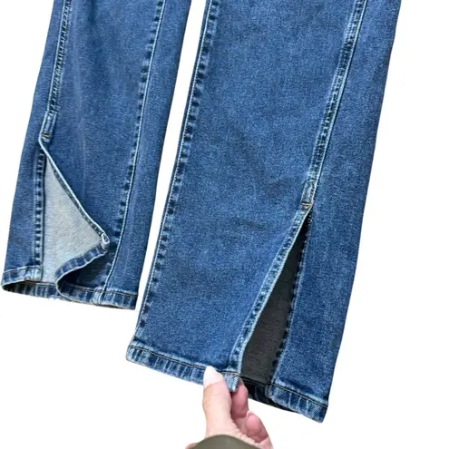 DL1961 Freja Jumpsuit Long Sleeve Blue Denim Tripoli Size Large